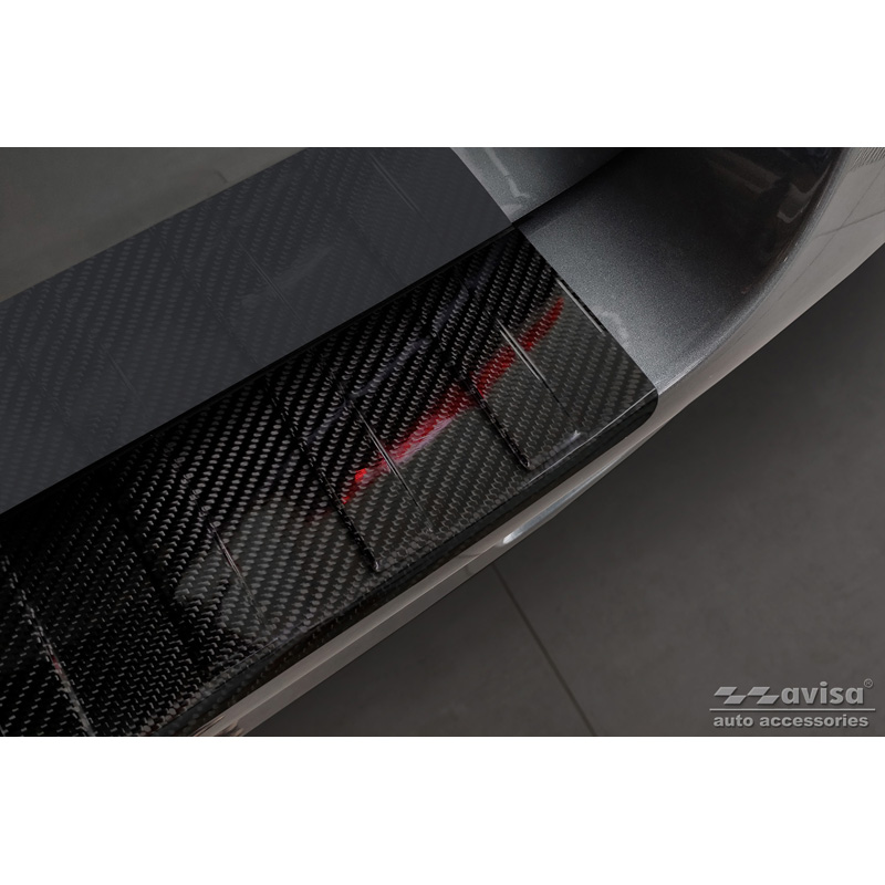 Real 3D Carbon Rear bumper protector  Mercedes Vito / V-Class 2014-2019 & Facelift 2019- 'Ribs'