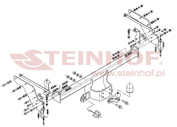 Trekhaak Mazda B2500 Pickup (4WD) excl. model met step 1999-2006