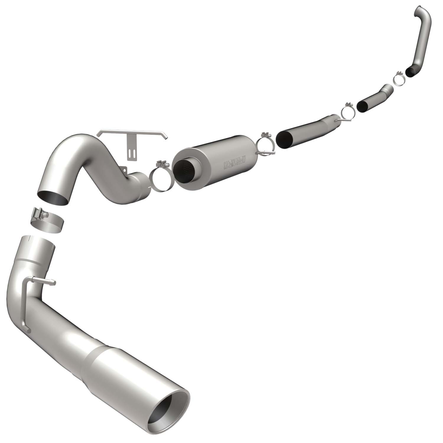 Ford SYS TB Ford Excursion 7.3L Diesel Magnaflow Cat-Back