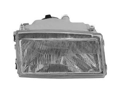 koplamp, H4, rechts, 10/1989-Fiat Uno, 1983-1995