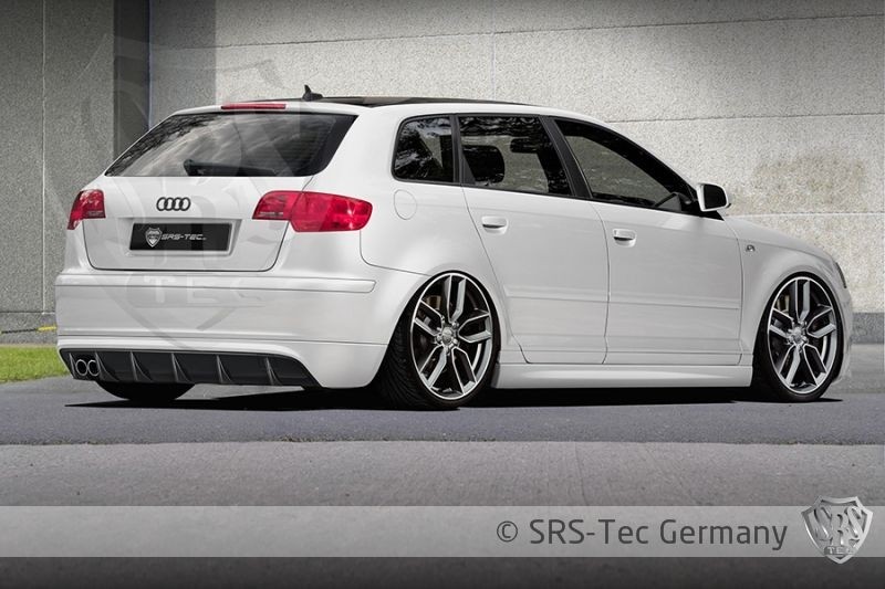 Achterbumper Diffusor AUDI A3 Sportback 8PA GT