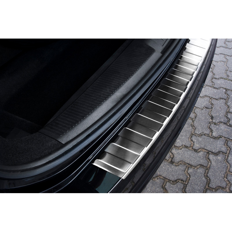 Stainless Steel Rear bumper protector  Seat Alhambra II / Volkswagen Sharan II 2010- 'Ribs'