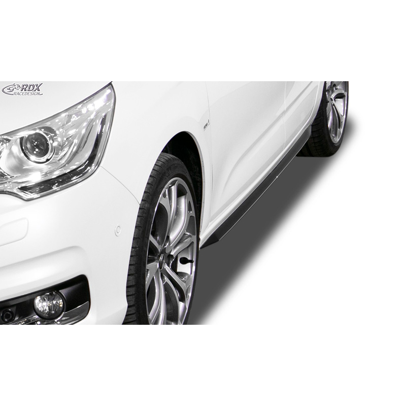 Side skirts 'Slim'  Citroën C4 (Type N) 2010-2018 (ABS glossy black)