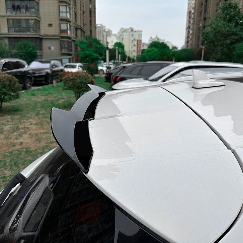 Roof spoiler (Spoiler Cap)  Audi Q5 (FY) S-Line/SQ5 2017-2025 (ABS Glossy Black)