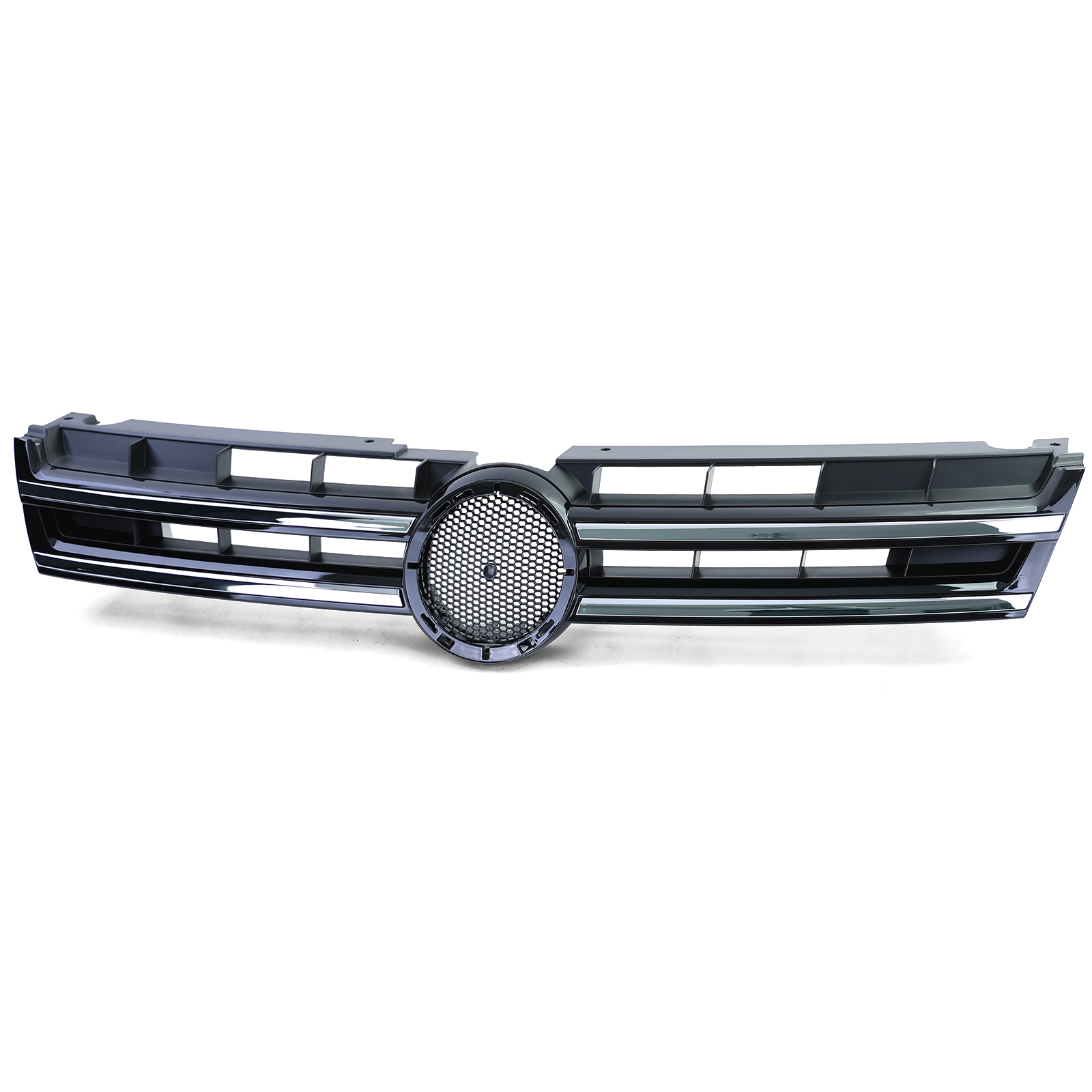 Grill VW Touareg 2 7P 10-14 Glans Zwart Chroom