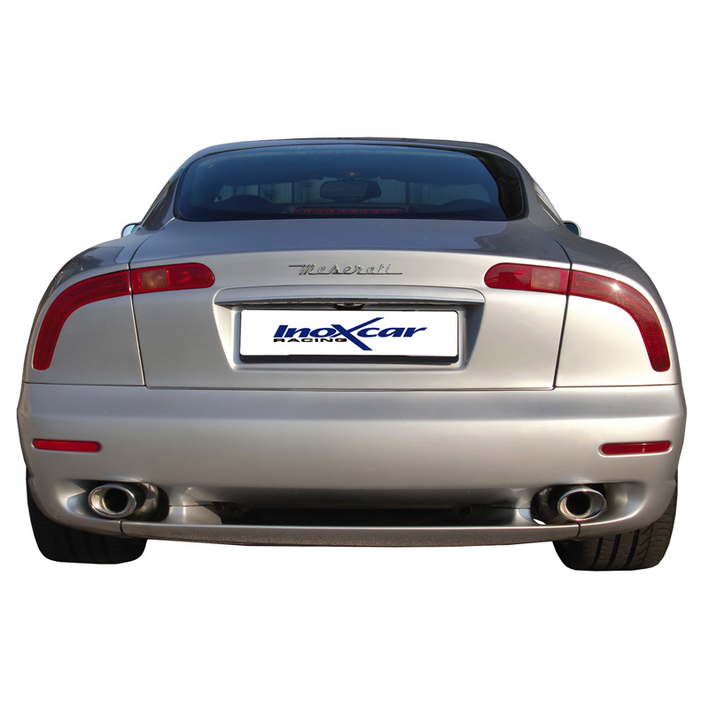 100% Inox Double Sport Exhaust  MS GT 3.2 V8 (368HP) -2002 Left/Right 120x80mm Oblique