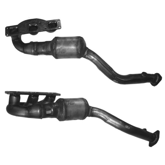 BMW 525i 2.5 E39 Saloon (M54; cylinders 1-3) Maniverter Magnaflo