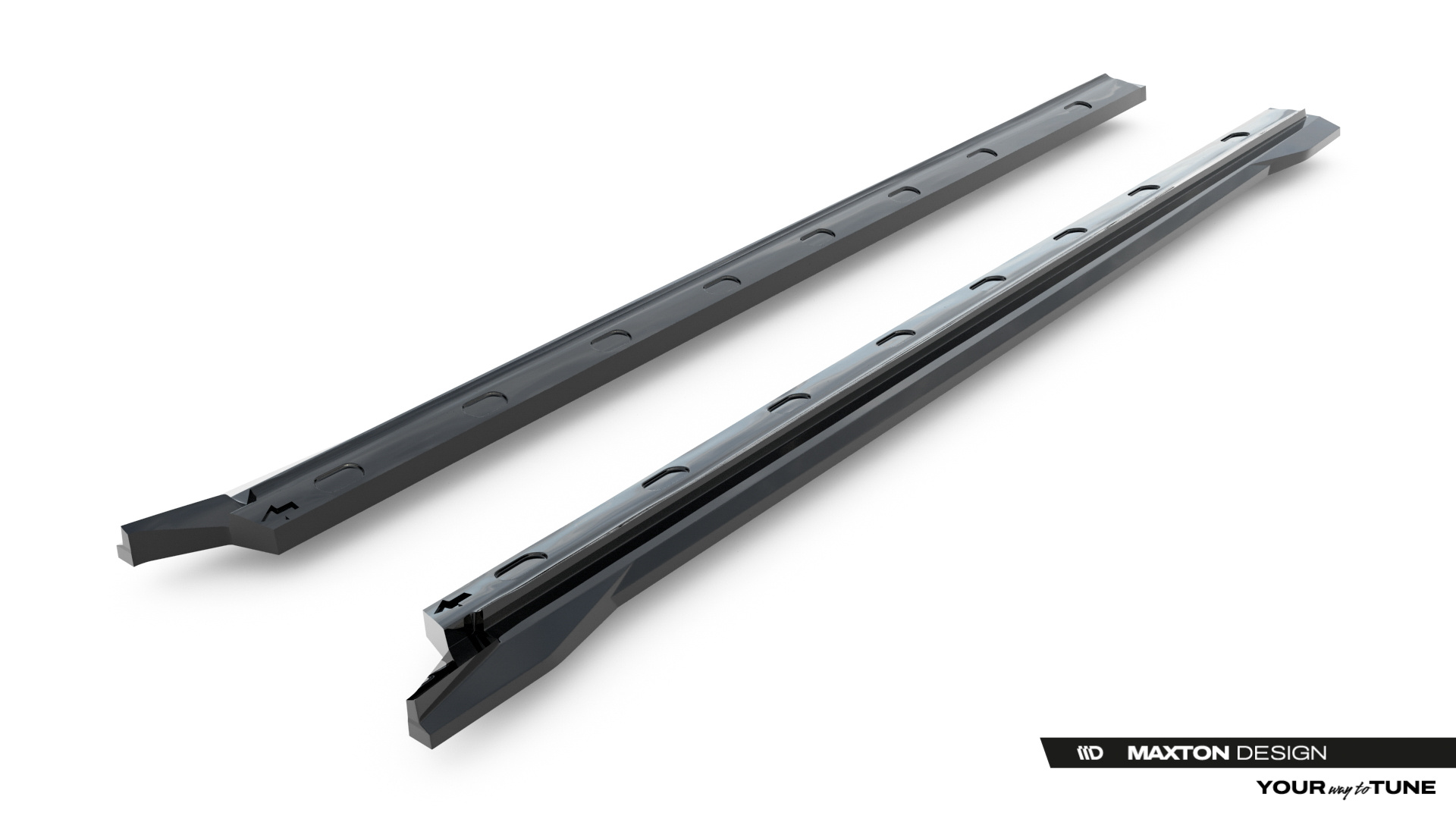 Side Skirts Diffusers Omoda 9 Mk1 Maxton Glanzend Zwart