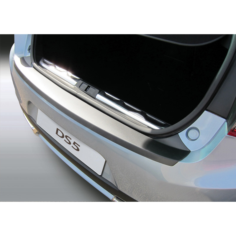 ABS Rear bumper protector  Citroën DS5 2/2012- Black