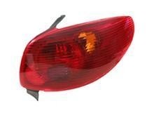 achterlicht, incl fittingdeel, rechts, 05/2003-Peugeot 206, 1998