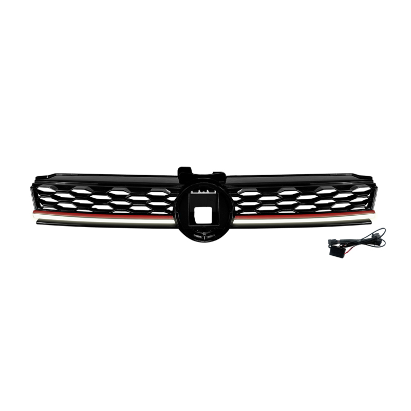 GTi-Look Grill met LED-Strip  Volkswagen Golf VII (7.5) HB/Variant Facelift 2017-2020