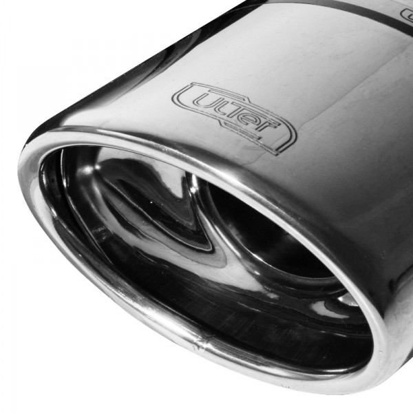 Einddemper VW Passat 2005-2012 RVS eindstuk 120x80mm ovaal