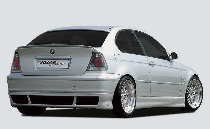 Achterbumper Diffusor BMW E46 compact Rieger