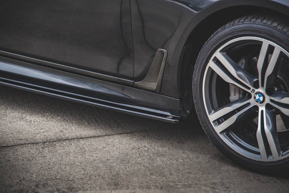 Zijskirts BMW 7-Serie G11 M Pakket Maxton Glans Zwart