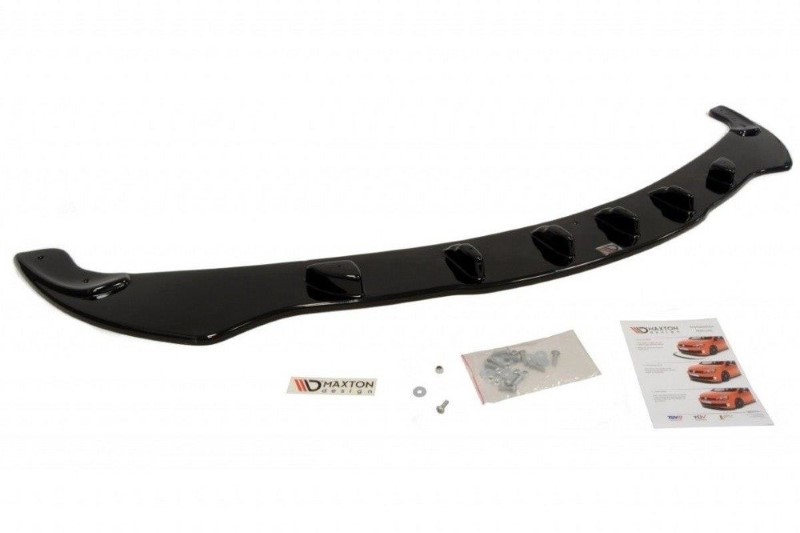 Voorspoiler BMW 5 E60 / E61 (PREFACE MODEL) Glanzend Zwart