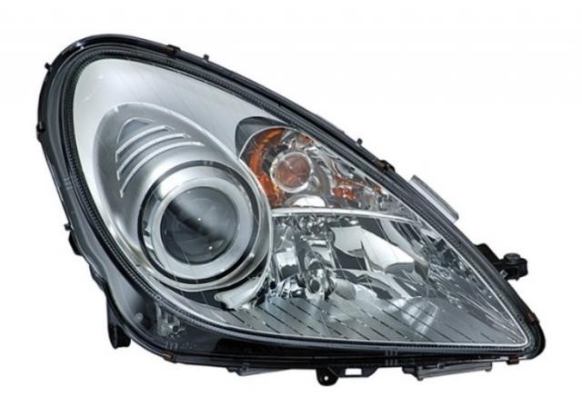 koplamp, H7+H7, incl stelmotortje, rechts Mercedes SLK klasse, R