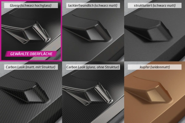 Canards Voor Cupra Formentor Glans Zwart