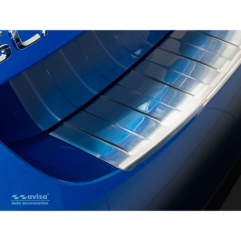 Stainless Steel Rear bumper protector  Skoda Scala 2019-2024 & Facelift 2024- 'Ribs'