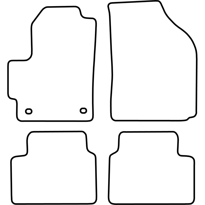Automatten  Chevrolet Matiz 2005-2010