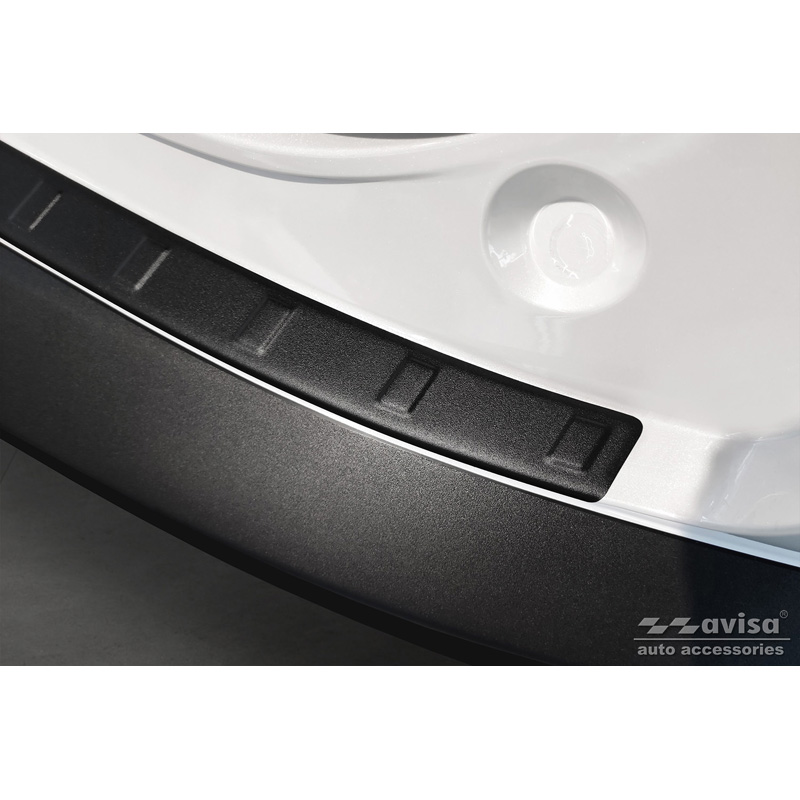 Matt Black Stainless Steel Rear bumper protector  Mazda CX-30 2019- 'Ribs'