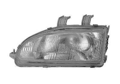 koplamp, H4, elektr verstelb, links Honda Civic, 1991-1995, 3 dr