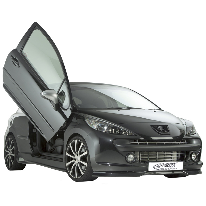 Side skirts  Peugeot 207 3 doors 2006- excl. CC 'GT4 Rev' (ABS)