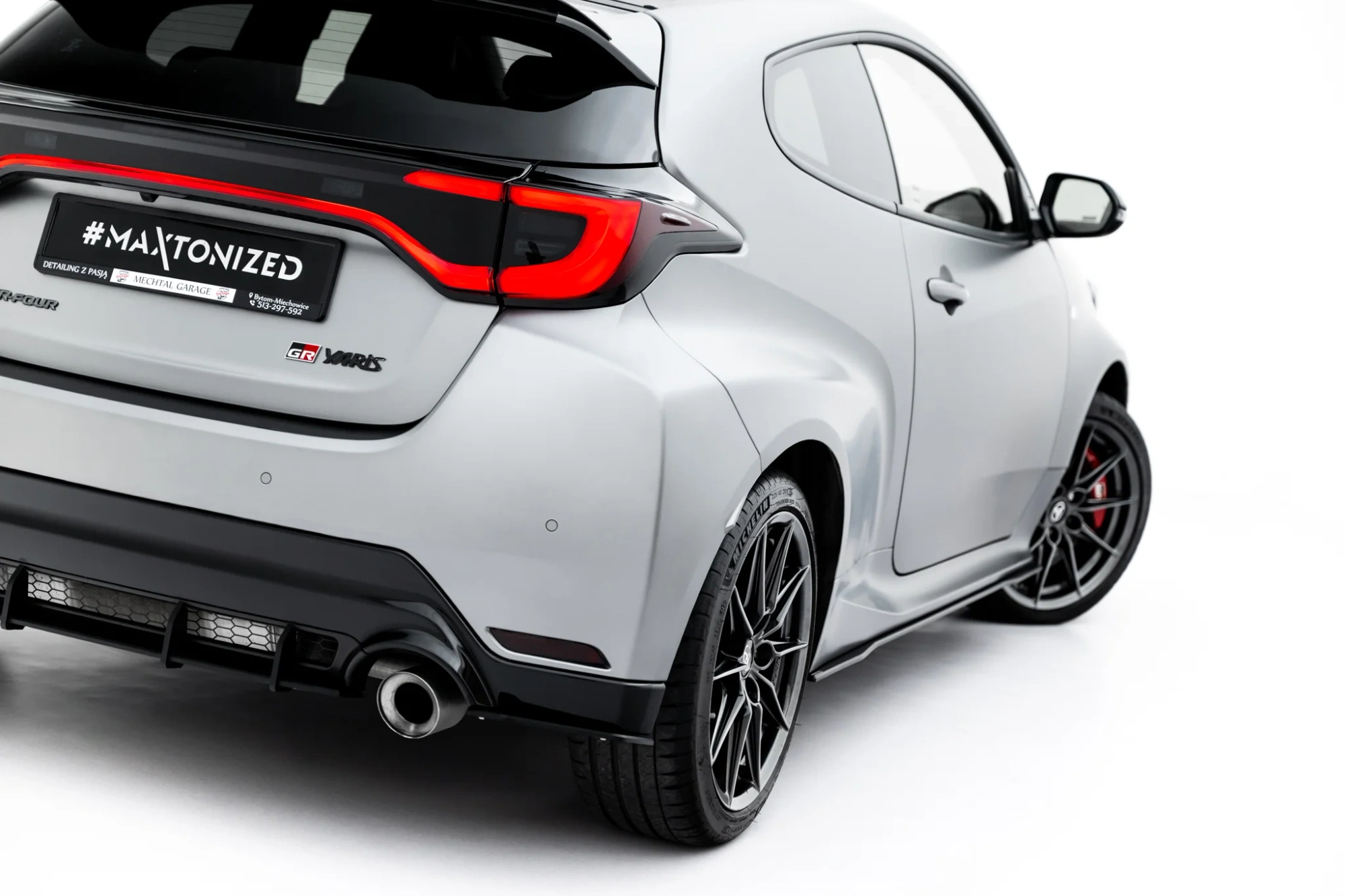 Diffuser Toyota GR Yaris Mk4 Facelift – Maxton Street Pro Rear Side Splitters