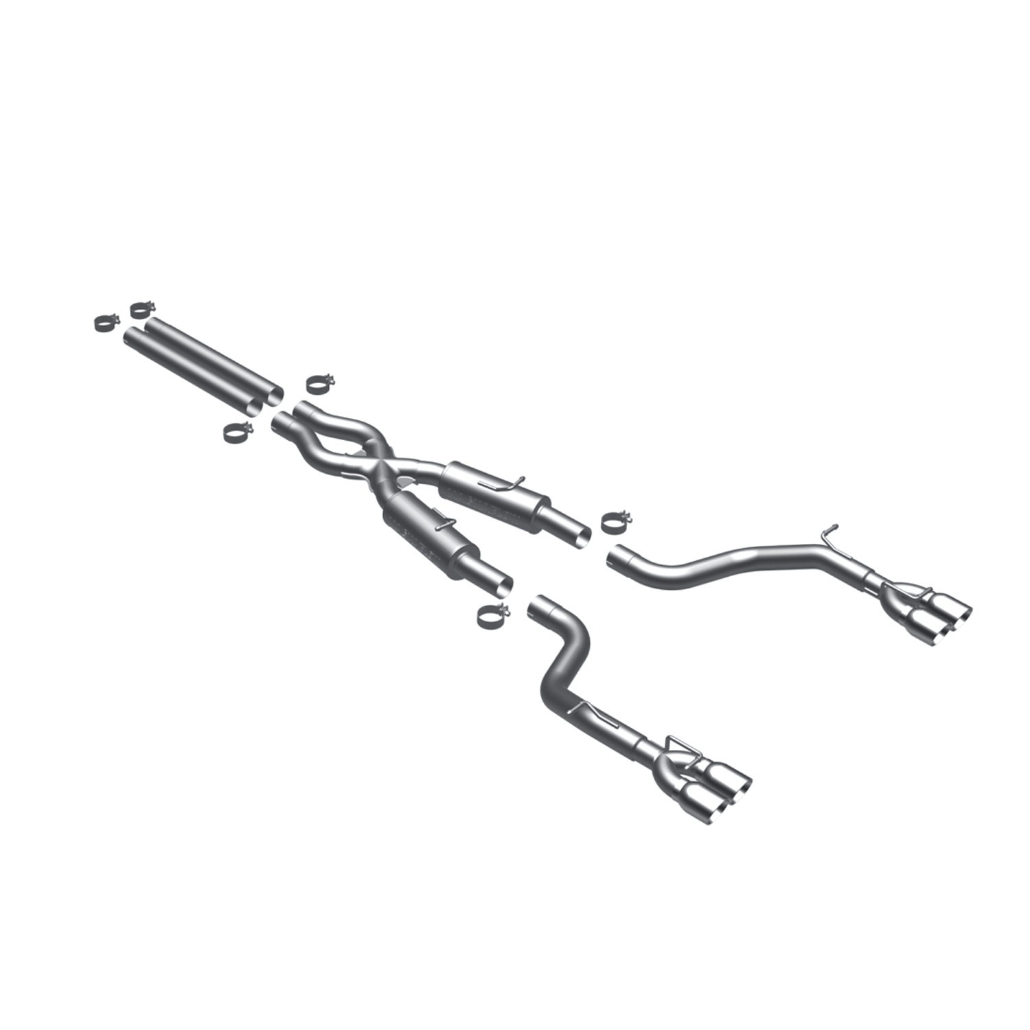 Dodge Cat-Back Challenger SRT 6.1 quad tip Magnaflow Cat-Back