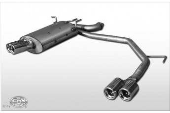 VW Passat 3C/ 3C CC Einddemper Uitgang rechts/links - 2x90 Typ 1