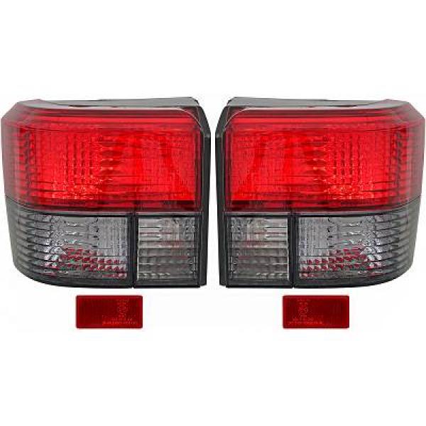 Achterlichten VW T4 90-02 Rood/Helder