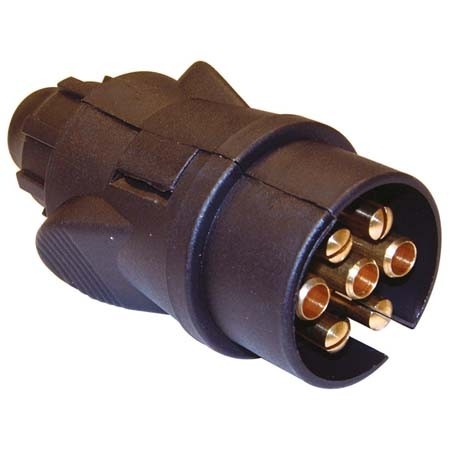 Stekker 7-pol. kunststof 12V