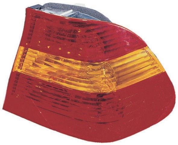 Achterlicht rechts buiten BMW E46 01-05 ROOD-ORANJE SEDAN ROOD/O