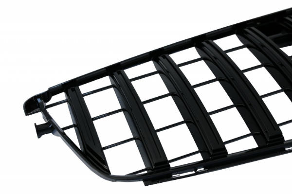 Grill Mercedes C-klasse W204 S204 GT Look Panamericanan Glans Zwart