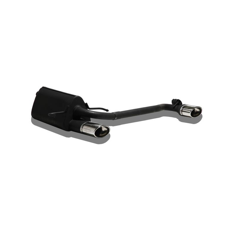 Double sport exhaust  Opel Astra H HB 5-doors 1.4i 66kW/1.6i 77kW/1.8i 92/103kW 2004-2009 120x80mm