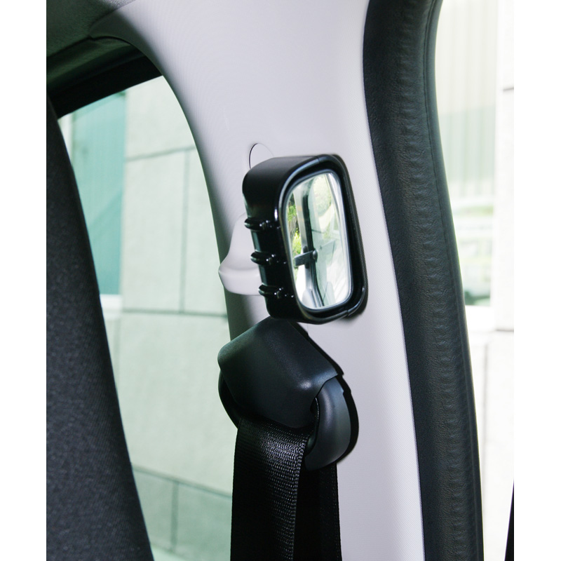 Universal adjustable wide view/blind spot mirror 67x35x45mm
