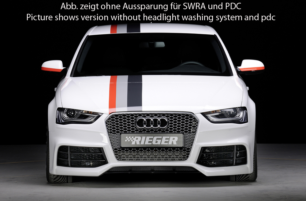 Voorbumper Audi A4/S4 Rieger 2012