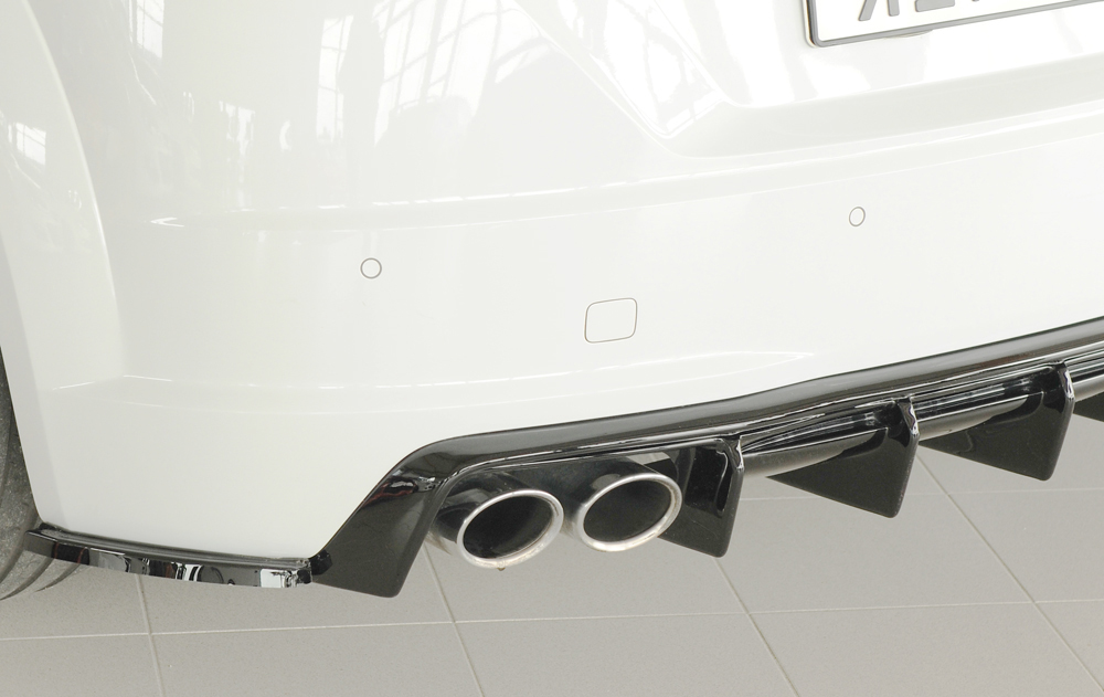 Zijdiffuser Audi TT S-Line / TTS Rieger Glans Zwart