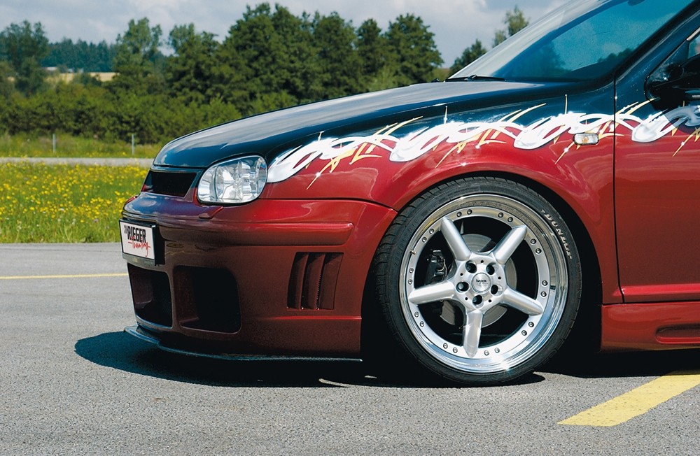 Frontbumper RS-4-Look met intakes en spi VW Golf IV Rieger