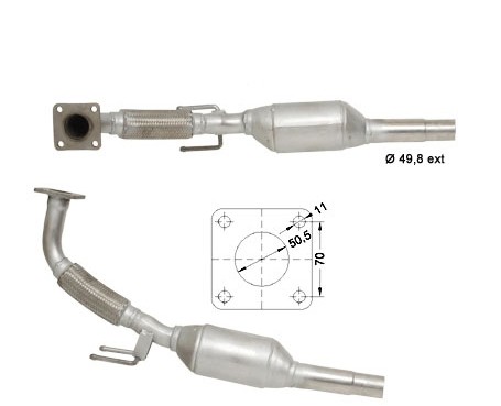 Seat CORDOBA 1.9D 1896 cc 50 Kw / 68 cv AGP Magnaflow CAT Bouwja