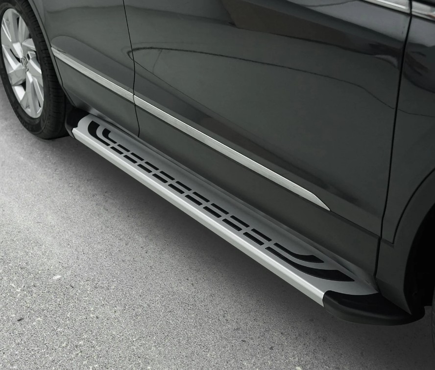 Treeplanken voor Mercedes M-Klasse W163 98-05 aluminium zilver