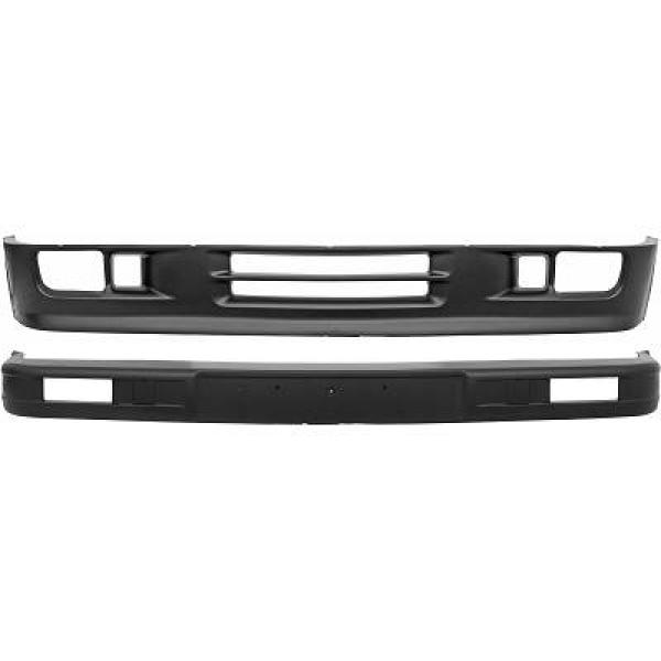 Voorbumper BMW E30 82-94 Zwart Sport Look 2-Delig
