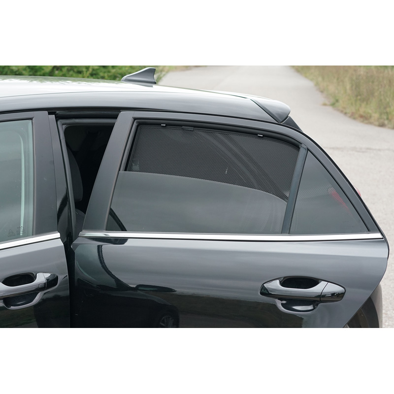 Set Car Shades (rear side doors)  Kia Rio (YB) HB 5-doors 2017-2023 (2-pieces)