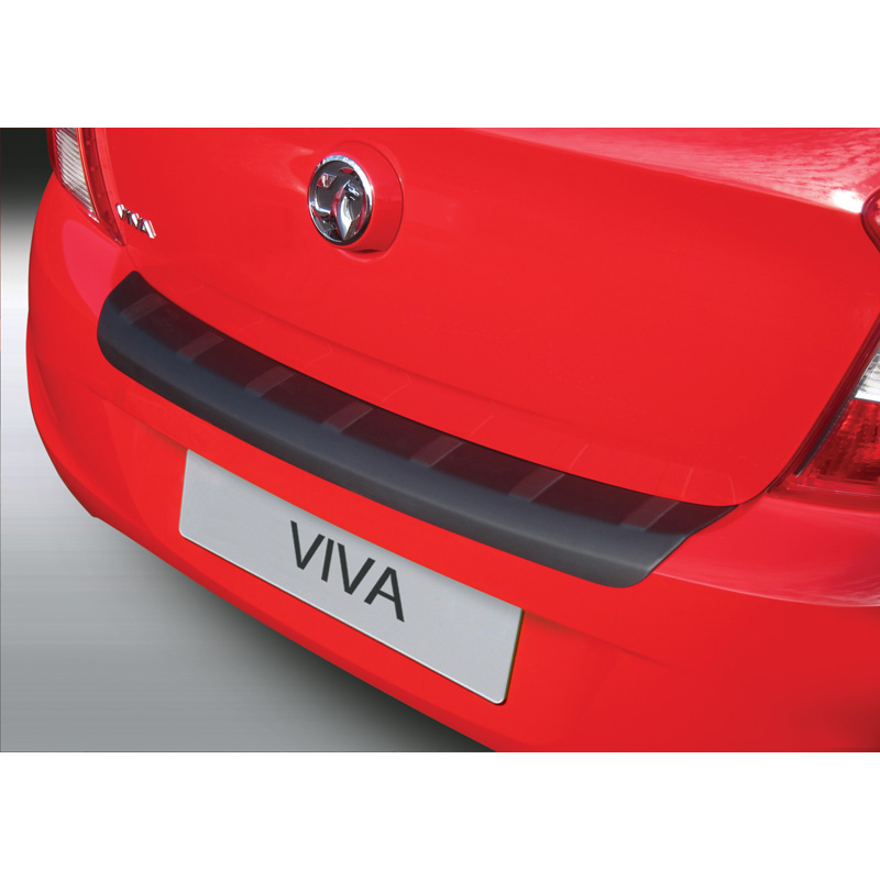 ABS Rear bumper protector  Opel Karl 7/2015- 'Ribbed' Black