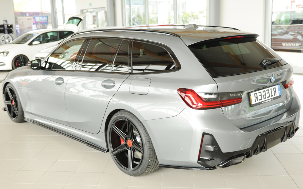 Zijdiffusers BMW 3 Serie M Pakket G20 G21 FL Rieger Glans Zwart