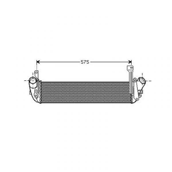 Intercooler KANGOO 01-07 530x100x42 1.5 DCI