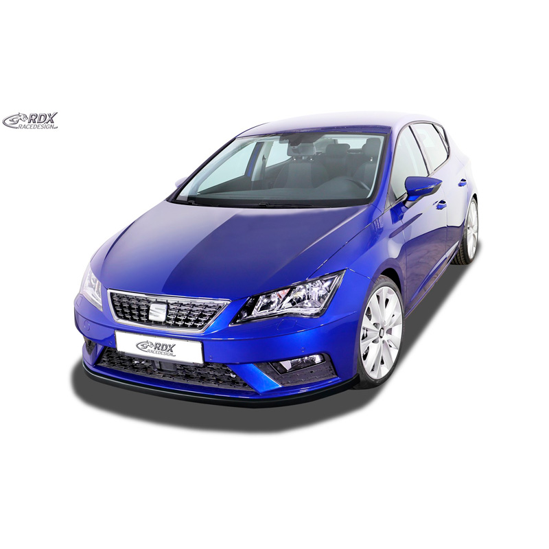 Front spoiler  Seat Leon 5F SC/5-doors/ST Facelift 2017-2020 excl. FR/Cupra (ABS glossy black)