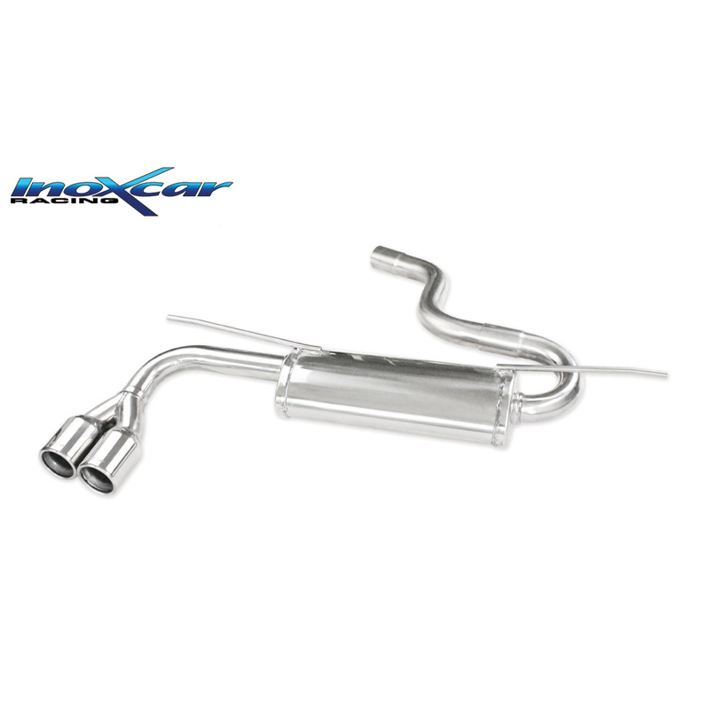 100% Inox Sport Exhaust  Audi A3 (8V) Sportback 1.8 TFSI 180hp 2013- 2x80mm