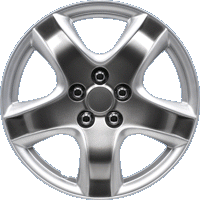 Wieldop Set Maine 14'' Silver/Sparkling Black