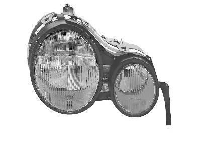 koplamp, H7+H7, pneum verstelb, rechts Mercedes E klasse, W210,
