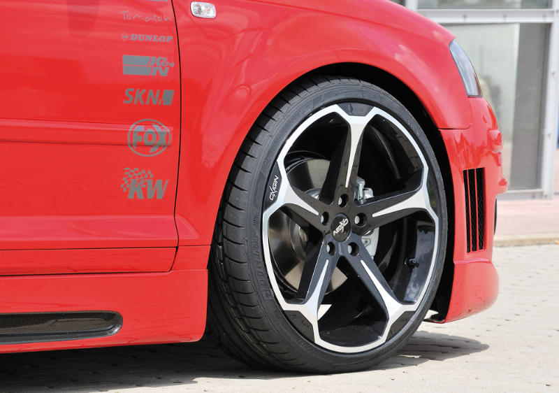 Zijskirts Audi A3 8P Sportback ABS Carbon-look Rieger